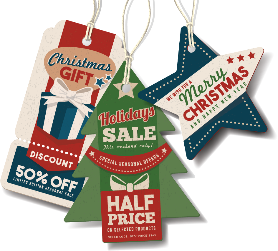 Christmas_ Sale_ Tags_ Vector_ Design Image