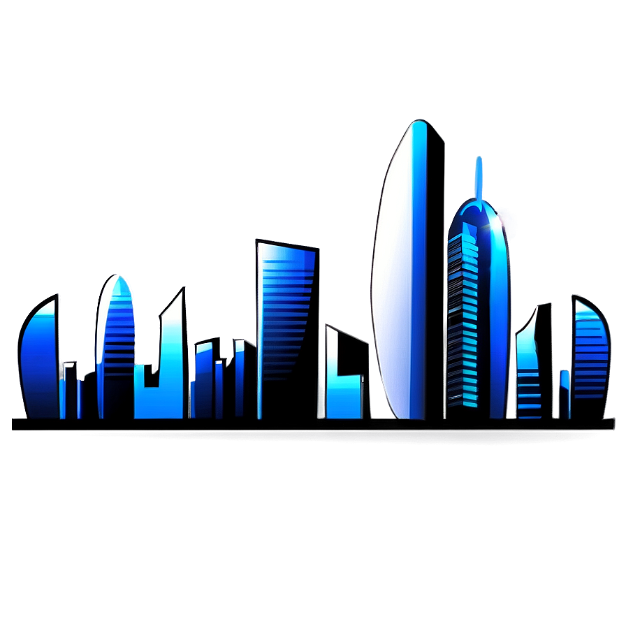 Cool Futuristic City Png Psi Image
