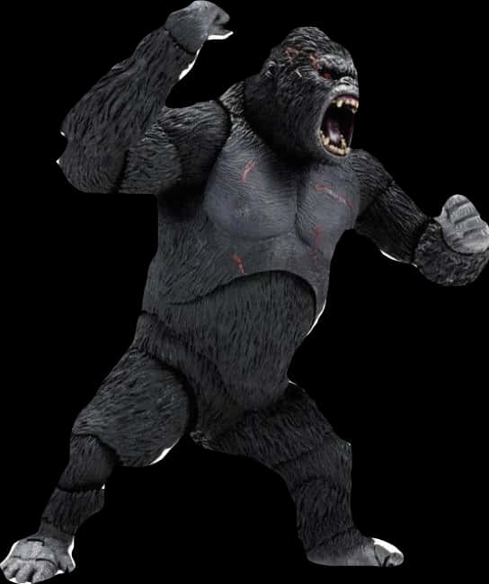 Ferocious_ King_ Kong_ Roaring Image