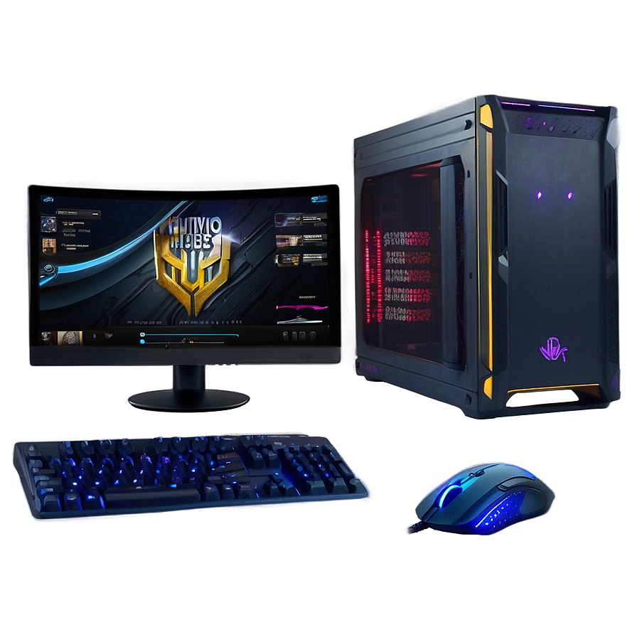 Gaming Streamer Setup Png 73 Image